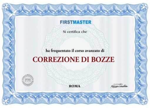 Attestato di correzione di bozze L1